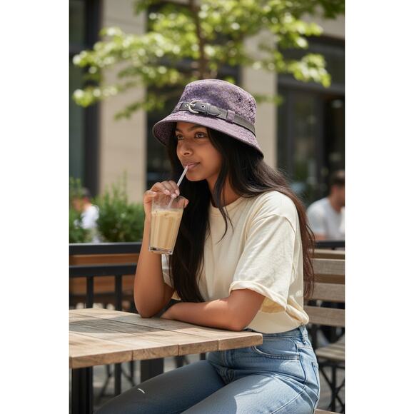 Y2K Coach FS2793 Mini Signature Crusher Hat Size P/S